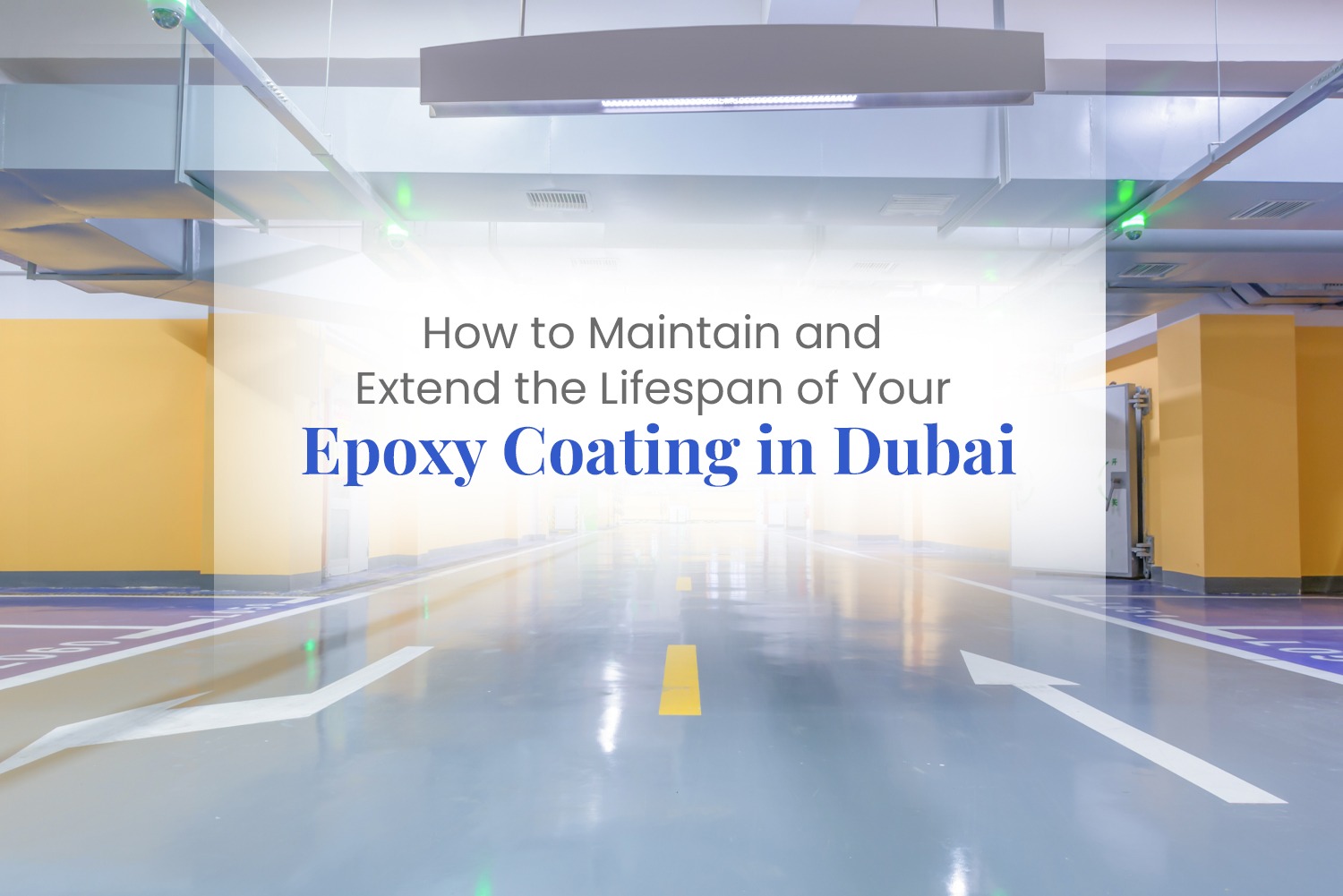 Epoxy Coating in Dubai