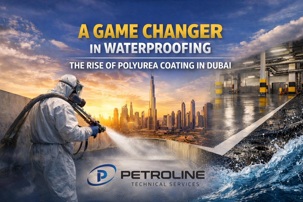 Polyurea coating in Dubai applied for advanced waterproofing and industrial flooring solutions in UAE