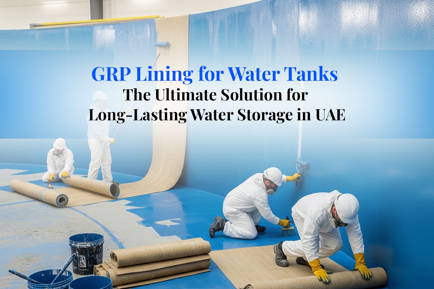 GRP lining for water tanks