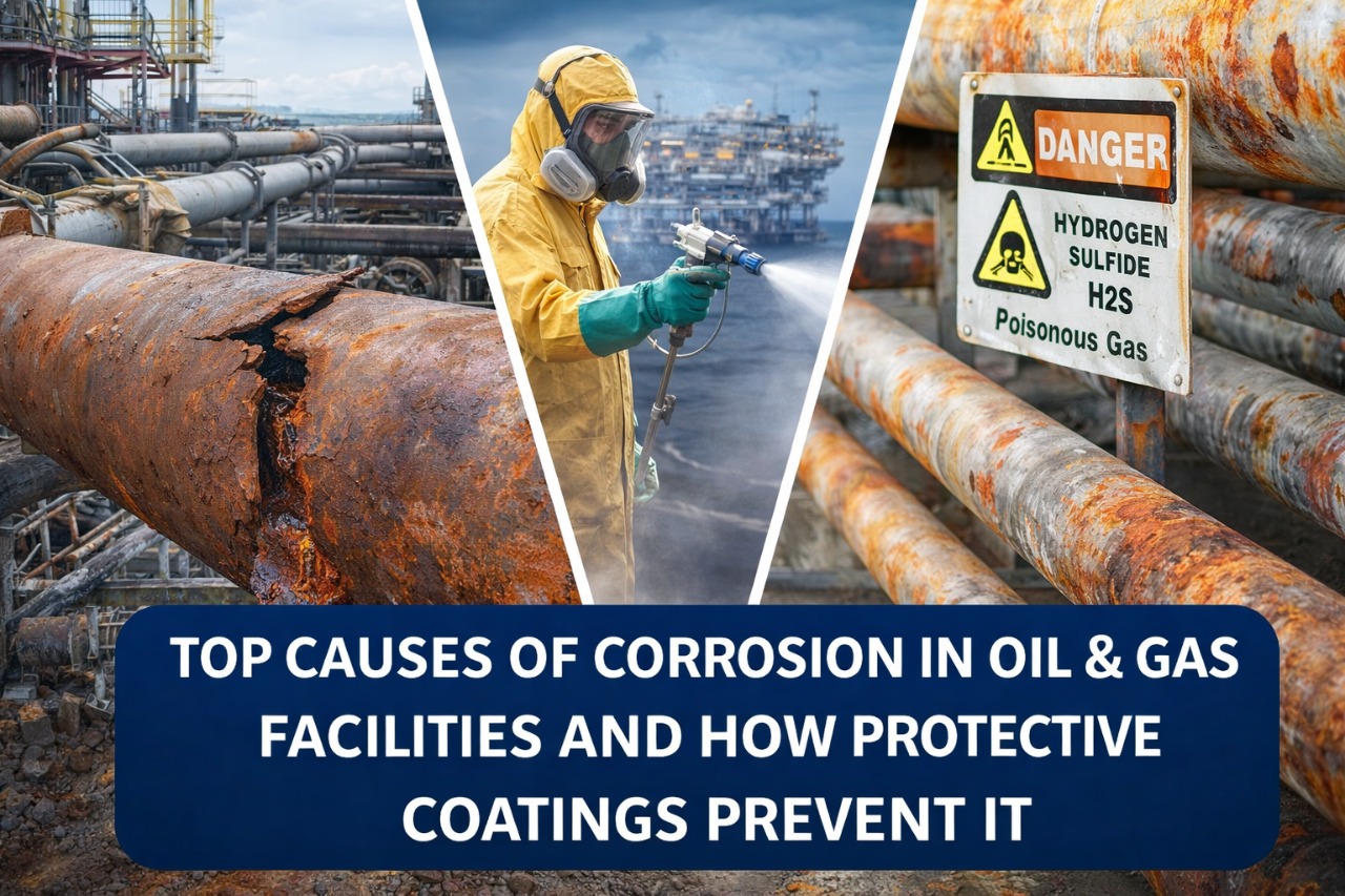 Oil and gas pipeline corrosion damage and protective coating application