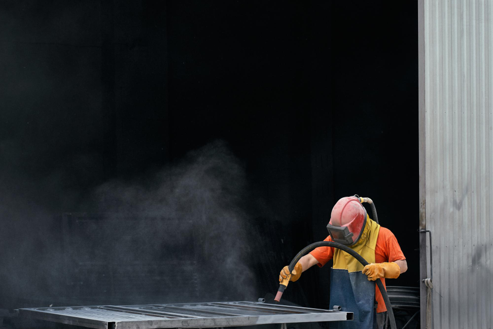 Surface preparation UAE sandblasting UAE industrial steel cleaning process