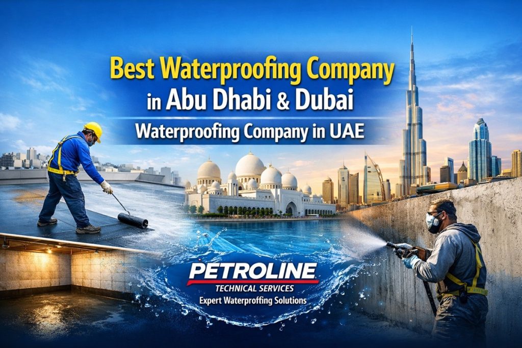 Professional waterproofing company in Abu Dhabi and Dubai providing roof and basement protection services