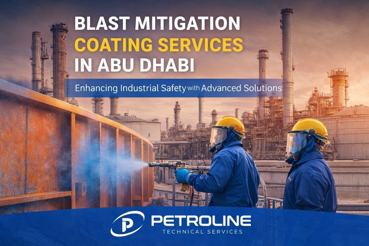 Blast mitigation coating application for industrial safety in Abu Dhabi UAE