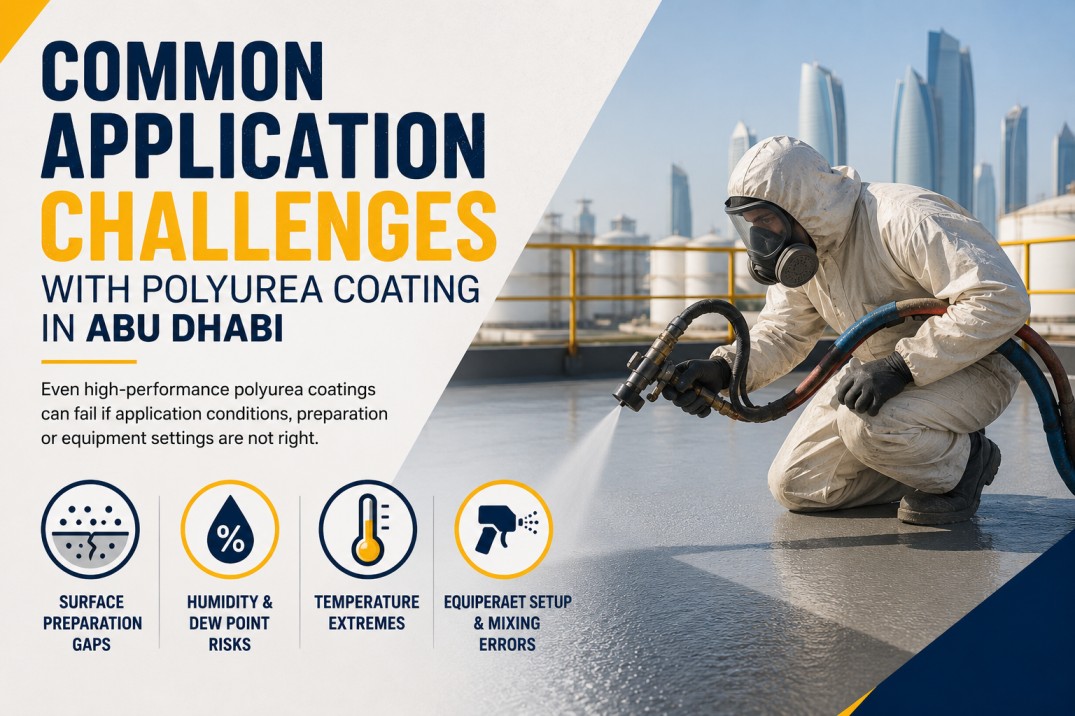 Common application challenges with polyurea coating in Abu Dhabi